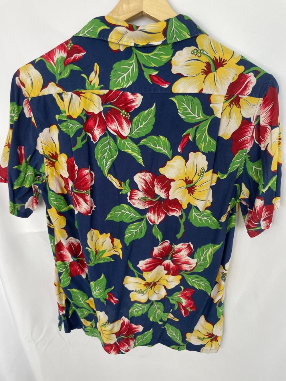 Polo Ralph Lauren Navy Tropical Floral Button-Up Shirt Size S - Picture 3 of 5
